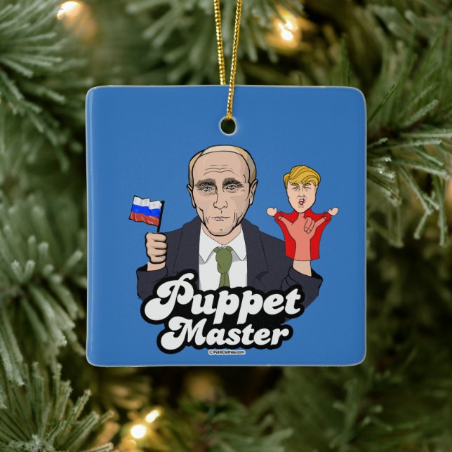 Ornement En Céramique Trump Puppet Master - Vladimir Poutine (Arbre)