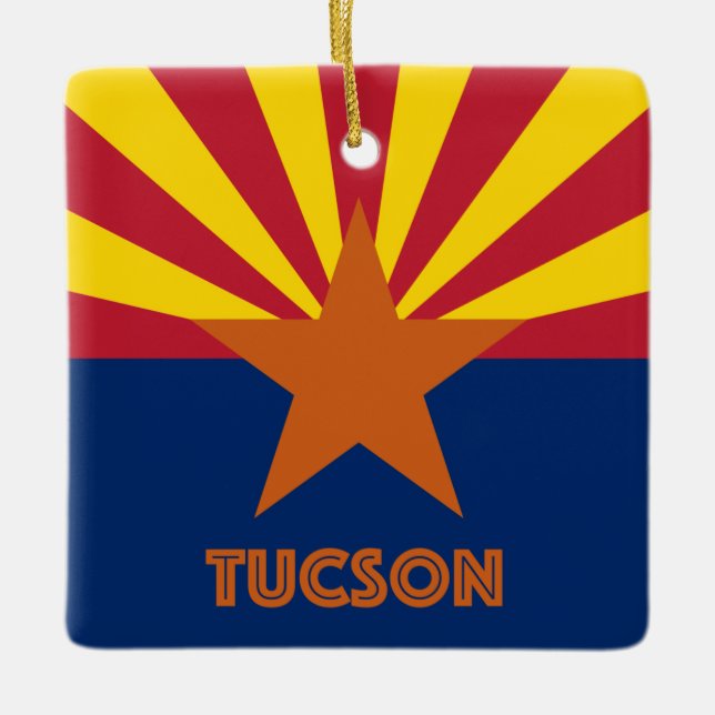 Ornement En Céramique Tucson AZ (Devant)