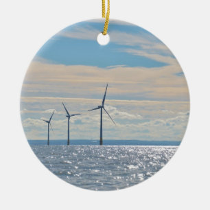 Ornement En Céramique Turbines éoliennes