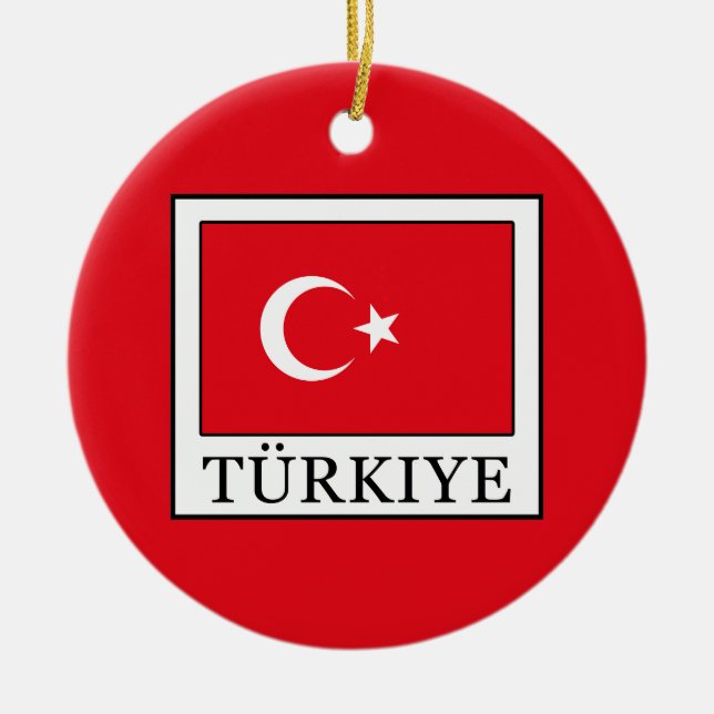 Ornement En Céramique Türkiye (Devant)