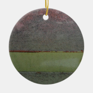 Ornement En Céramique Turquoise bleu rose vert rouillé