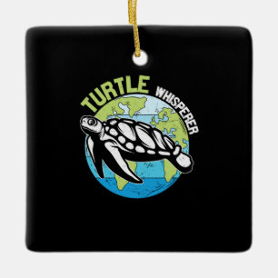 Ornement En Céramique Turtle Lover Tortue