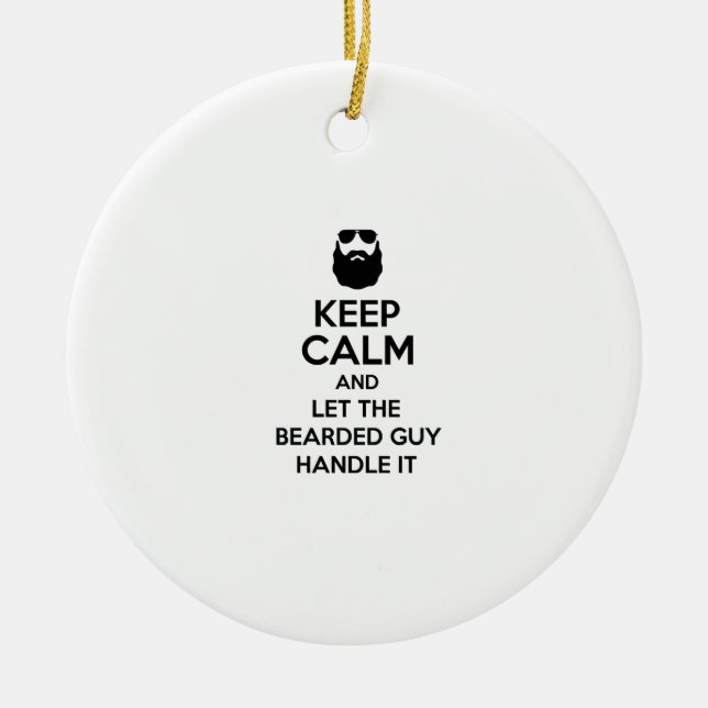 Ornement En Céramique Type barbu (Devant)