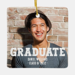 Ornement En Céramique Typographie personnalisée moderne