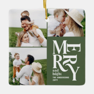 Ornement En Céramique typographie verte multicolore moderne