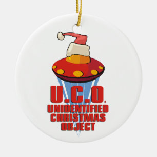 Ornement En Céramique U.C.O. (Objet non identifié de Noël)