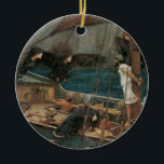 Ornement En Céramique Ulysse et les sirènes par John William Waterhouse<br><div class="desc">Ulysses et les Sirens (1891) de JW Waterhouse est une peinture mythologique victorienne vintage préraphaélite d'art. Dans la mythologie grecque, les Sirènes (Seirenes) étaient des Naiads, ou nymphes de mer, qui vivaient sur une île appelée Sirenum scopuli qui était entourée de rochers et de falaises. Les marins qui approchaient étaient...</div>