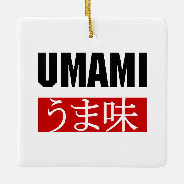 ORNEMENT EN CÉRAMIQUE UMAMI う ま 味 (Devant)