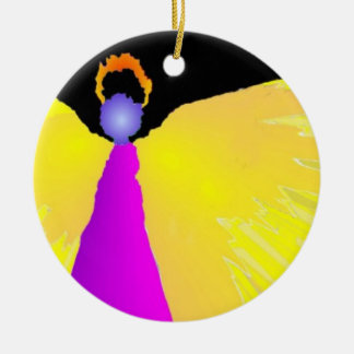 Ornement En Céramique Un ange à Noël
