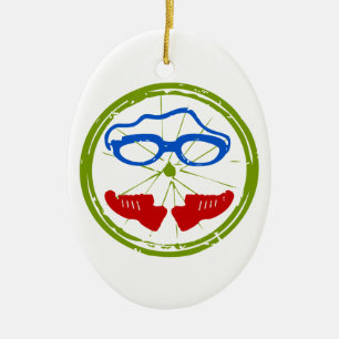 Ornement En Céramique Un grand cadeau de Triathlon pour votre ami ou fam