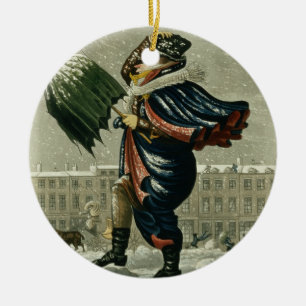 Ornement En Céramique Un Joyeux Noël et une bonne année à Londres,