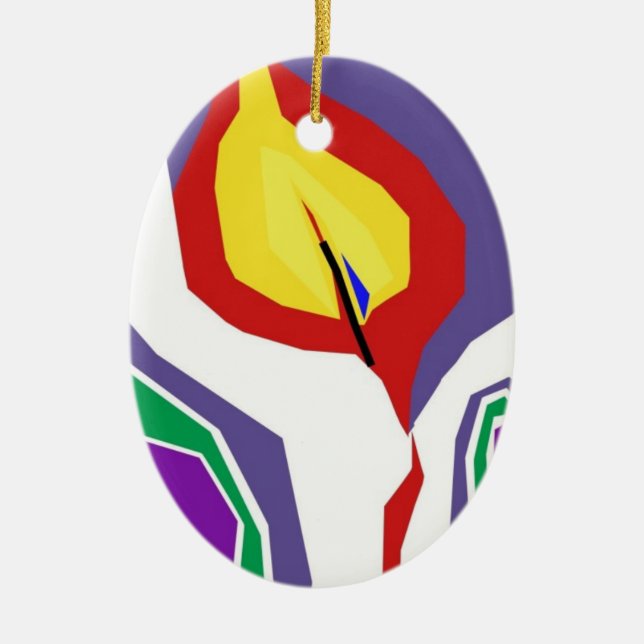 Ornement En Céramique Un peu d'ornement de bougie (Devant)