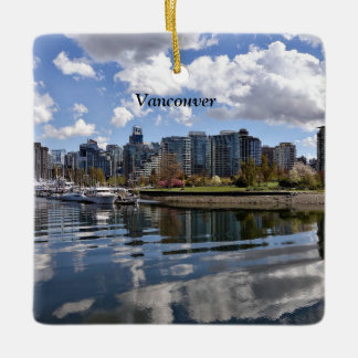 Ornement En Céramique Une belle journée à Vancouver, BC