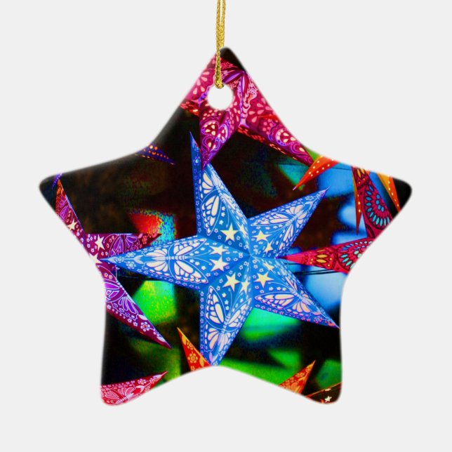 Ornement En Céramique Une poignée d'étoiles (Devant)