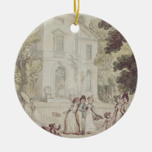 Ornement En Céramique Une promenade dimanche après-midi