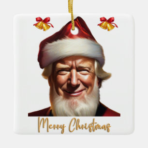Ornement En Céramique Unique Donald Trump Ornament de Noël