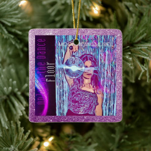 Ornement En Céramique Uniquement sur l'Ornement Carré de la Dance Floor