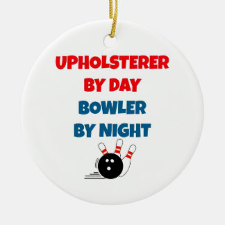 Ornement En Céramique Upholsterer par Day Bowler par Night