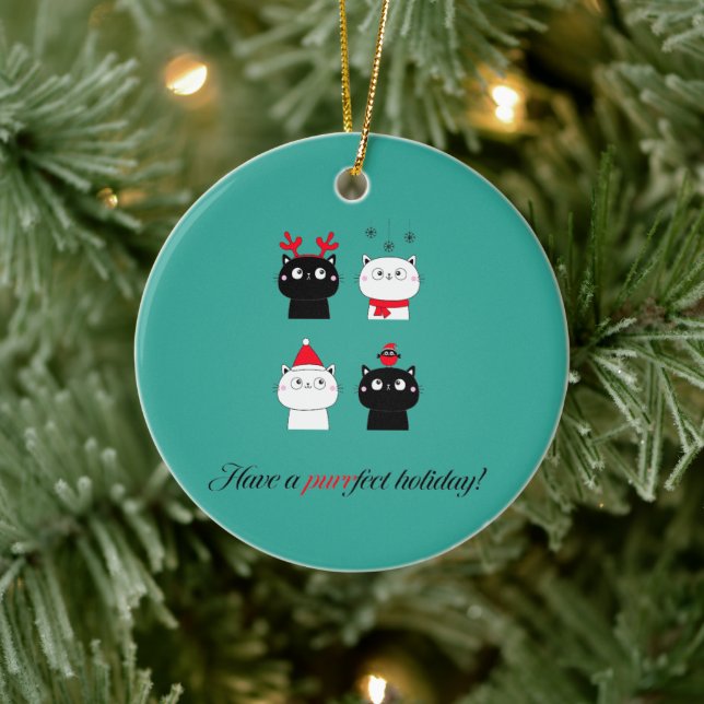 Ornement en céramique - Vacances Puurfect (Arbre)