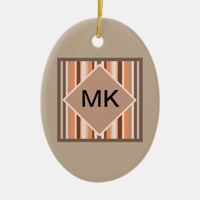 Ornement En Céramique Vanilla Melon Grandes (Devant)