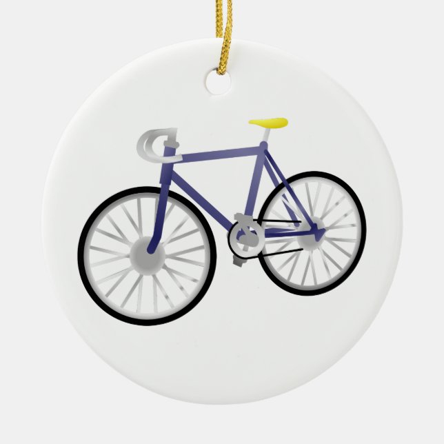 Ornement En Céramique Vélo (Devant)
