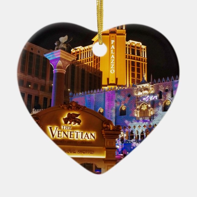 Ornement En Céramique Vénitien Las Vegas Eclairages décoratifs du soir (Devant)