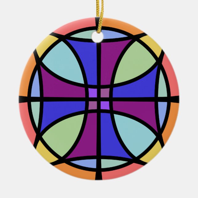 Ornement En Céramique Verre souillé maltais 2 (Devant)