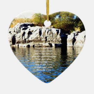 Ornement En Céramique Versets bibliques Citation sur les Proverbes de co