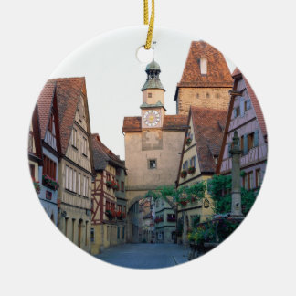 Ornement En Céramique Ville de Rothenburg, Allemagne