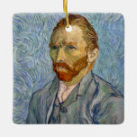 Ornement En Céramique Vincent Van Gogh - Autoportrait<br><div class="desc">Autoportrait / Portrait de l'artiste / Portrait de l'artiste par Vincent Van Gogh en 1889</div>