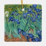Ornement En Céramique Vincent Van Gogh - Irises<br><div class="desc">Irises / Iris - Vincent Van Gogh,  1889</div>