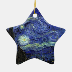 Ornement En Céramique Vincent van Gogh, Nuit étoilée
