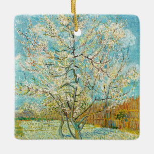 Ornement En Céramique Vincent van Gogh - Pêcher rose en fleurs