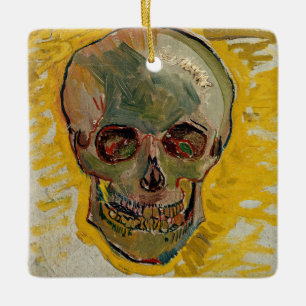 Ornement En Céramique Vincent van Gogh - Skull 1887 #2