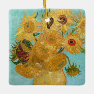 Ornement En Céramique Vincent Van Gogh - Vase avec douze tournesols