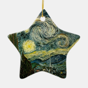 Ornement En Céramique Vincent van Gogh's The Starry Night (1889)
