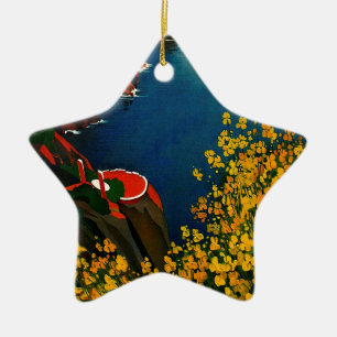 Ornement En Céramique Vintage Capri L'Isola del Sole Italie