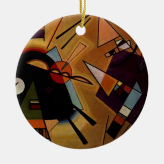 Ornement En Céramique Violet noir Kandinsky