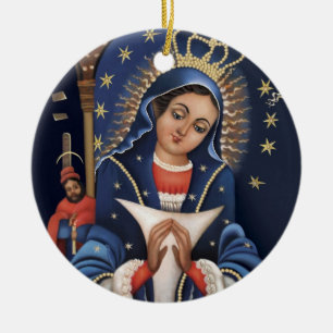 Ornement En Céramique Virgen de la Altagracia Ornamentos