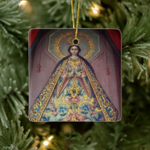 Ornement En Céramique Virgen de Zapopan