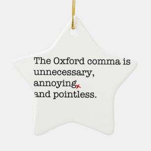 Ornement En Céramique Virgule d'Anti-Oxford