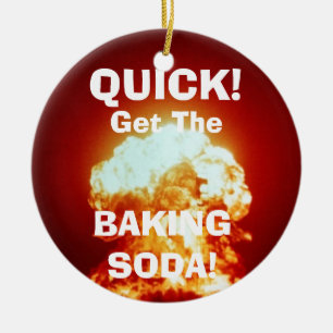 Ornement En Céramique Vite, obtenez le BICARBONATE DE SOUDE !