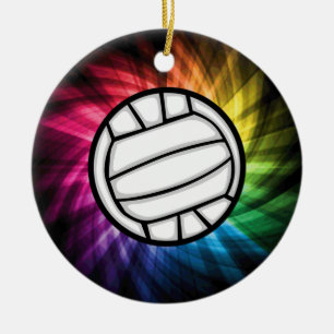 Ornement En Céramique Volley-ball; spectre
