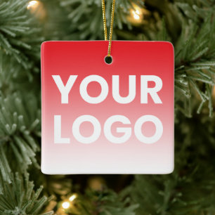 Ornement En Céramique Votre logo et le dégradé de couleurs Arrière - pla