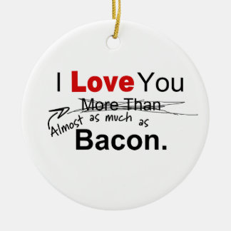 Ornement En Céramique Vous Aimez Presque Autant Que Bacon Couples