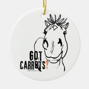 Ornement En Céramique Vous avez des carottes ?