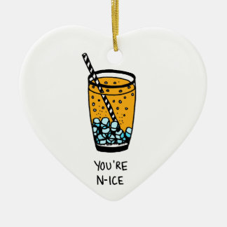 Ornement En Céramique Vous êtes N-Ice