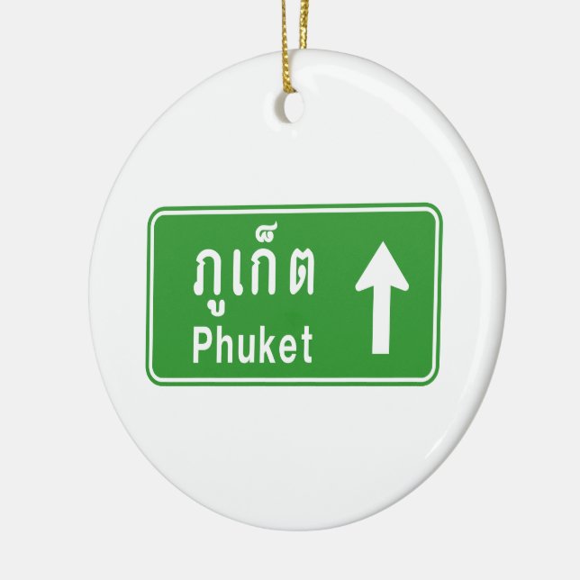 Ornement En Céramique Voyage à Phuket ⚠ véhicule routier thaïlandais ⚠ (Gauche)