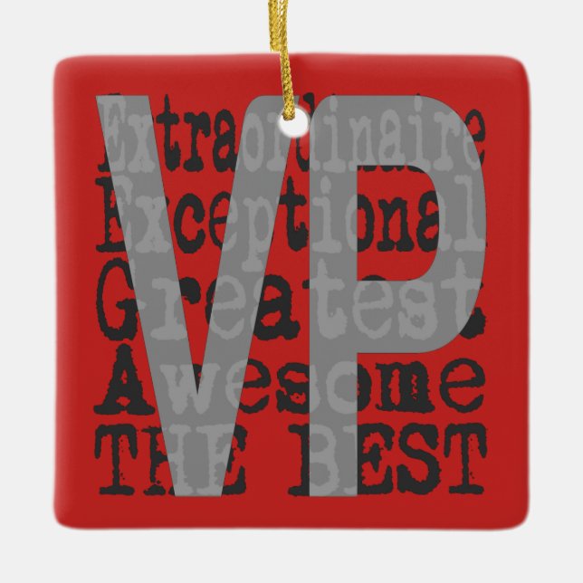 Ornement En Céramique VP Extraordinaire (Devant)