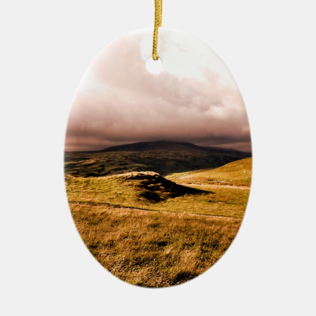 ORNEMENT EN CÉRAMIQUE VUES MONTAGNES (Devant)